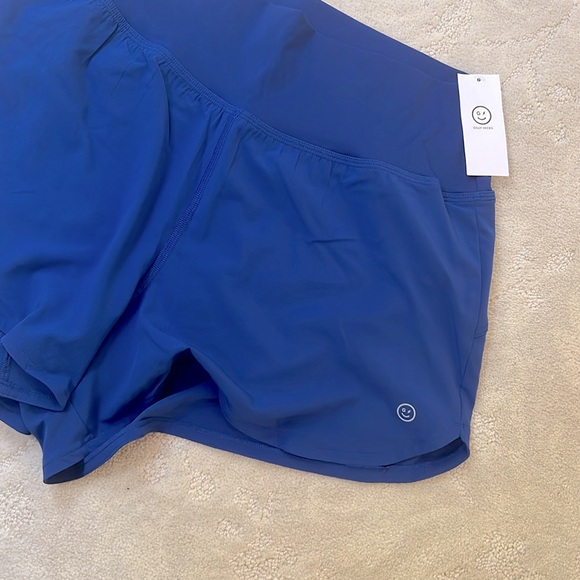 NWT Blue Hollister High Waist Short Short w/Center Zipper Pocket on Back, Size M - Picture 5 of 11